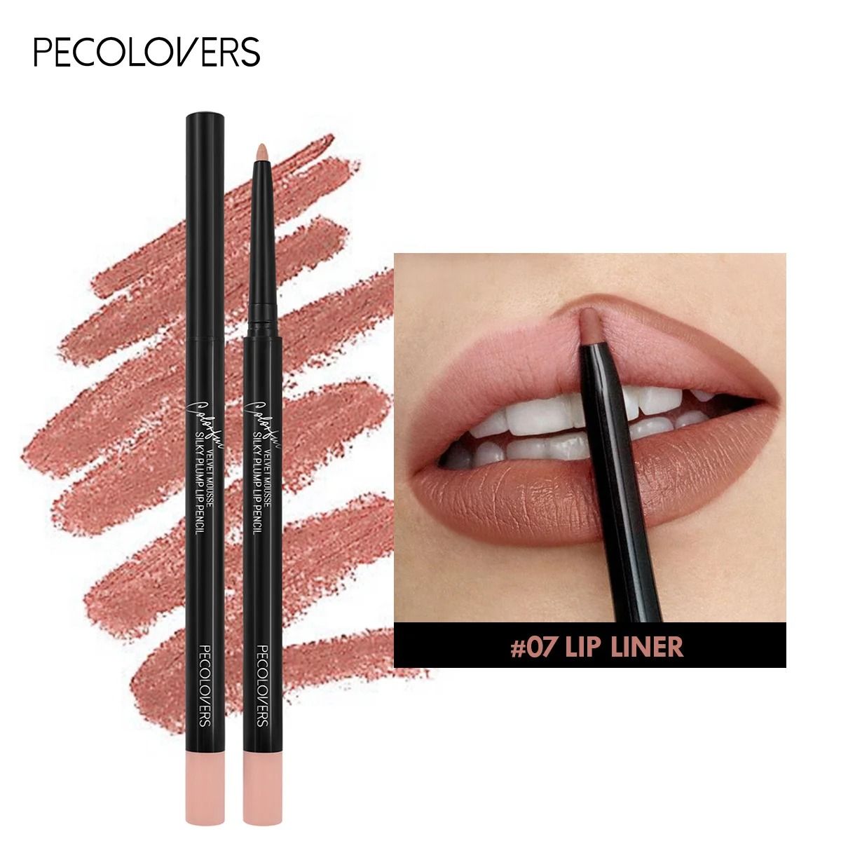 Waterproof Matte Red Contour Lipliner Pencil