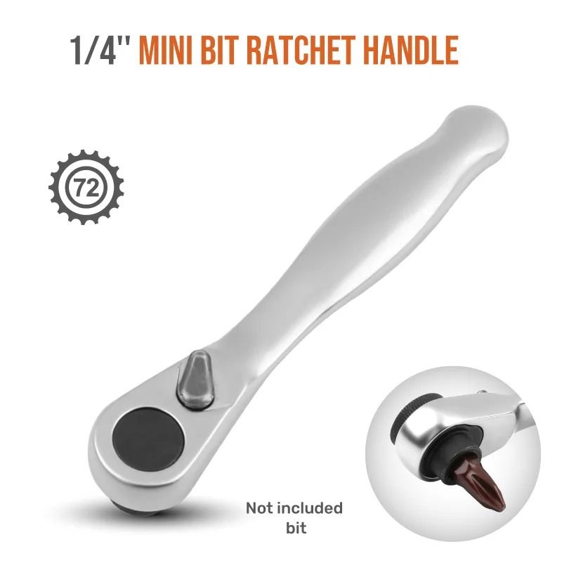 Mini 1 4 Inch Ratchet Wrench Double Ended Quick Socket Wrench Set