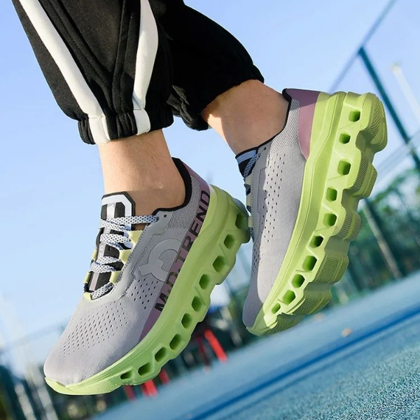 Lightweight Mens Cushioning Running Shoes, Non-Slip Athletic Casual Sneakers for Sports, Outdoor Travel, and Walking