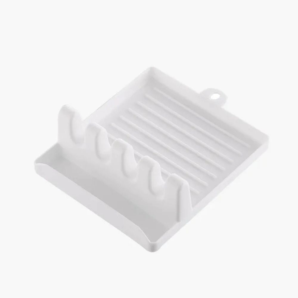 Multi Function Spatula and Pot Lid Rack Countertop Spoon Holder