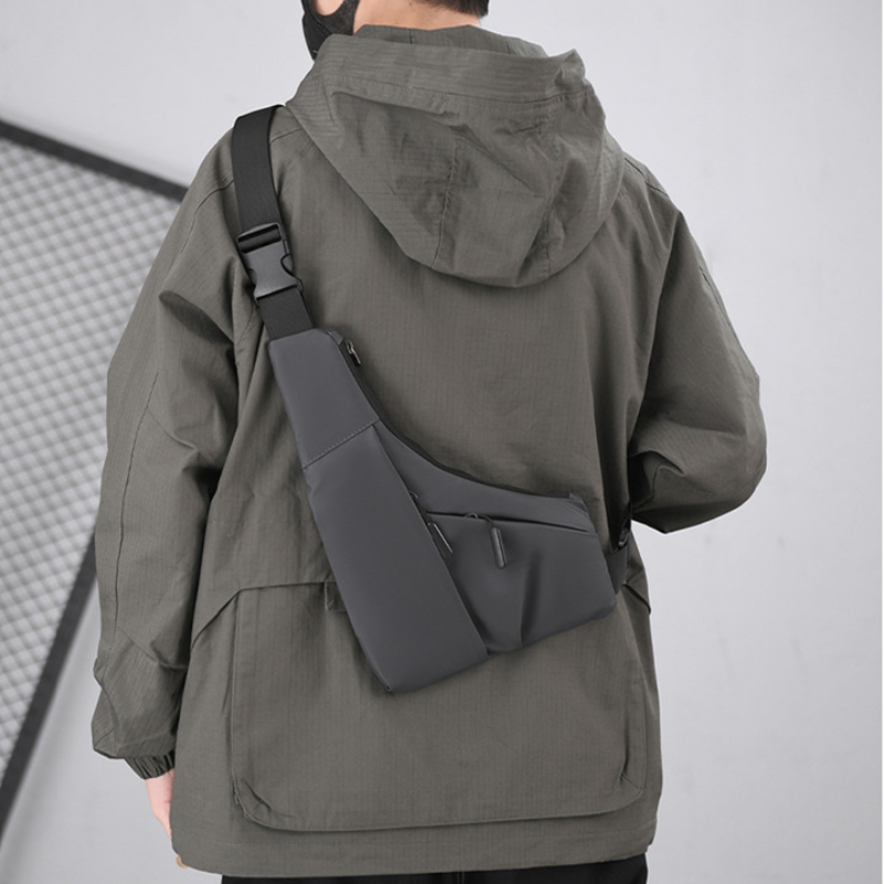 Anti Theft Crossbody Bag for Men Stylish Durable Leather Sling Bag for Cycling & Daily Use