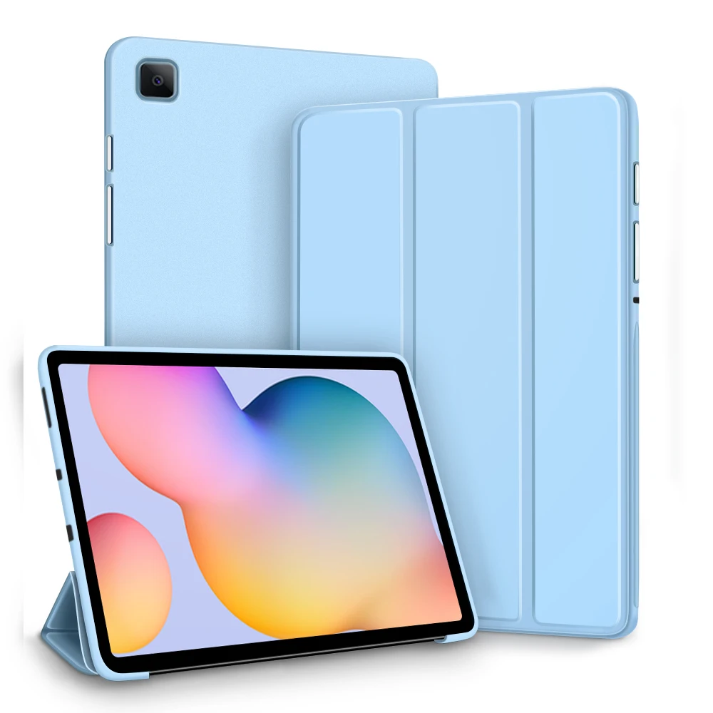 Slim PU Leather Case Fit Samsung Galaxy Tablet with Smart Auto Sleep Wake Function & Adjustable Stand Cover