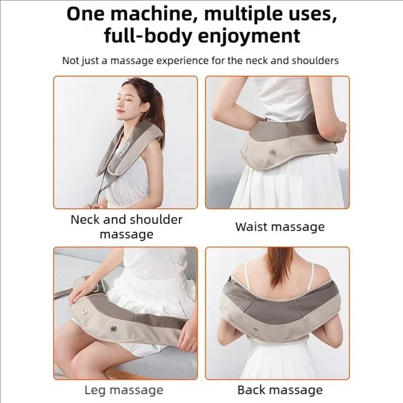 Deep Relief Neck and Shoulder Massager with 20 Adjustable Settings