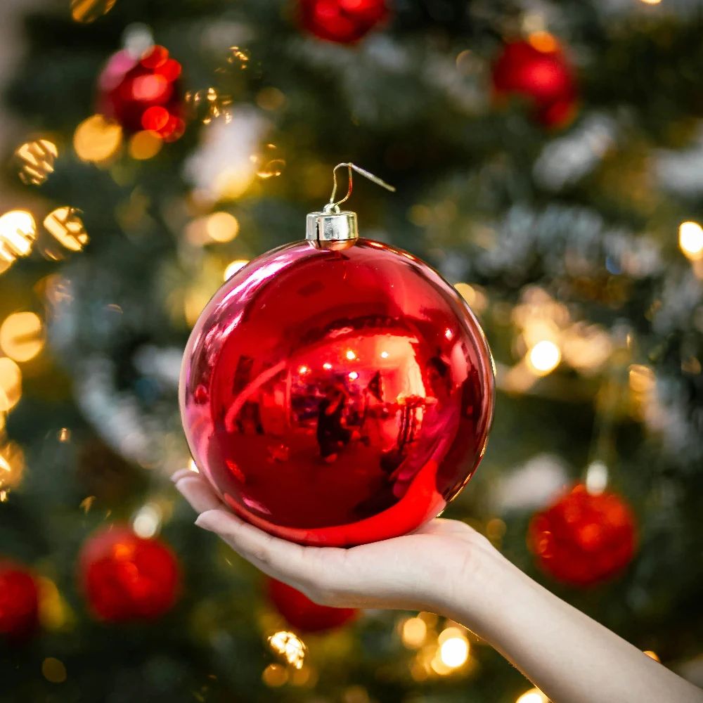 15cm Large Christmas Ball Ornament Decorative Hanging Bauble