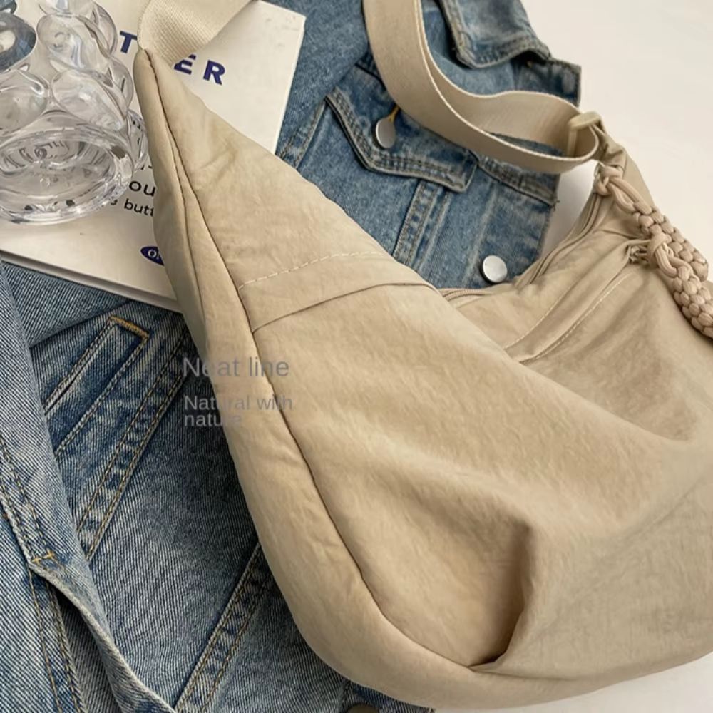 Canvas Crossbody Bag – Large Capacity Lightweight Shoulder Bag