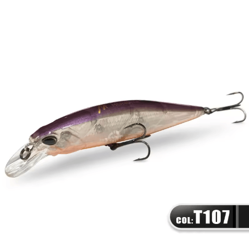 MEREDITH Jerk Minnow 100F Floating Fishing Lure Professional Hard Bait Wobbler 0.8 1.0 m