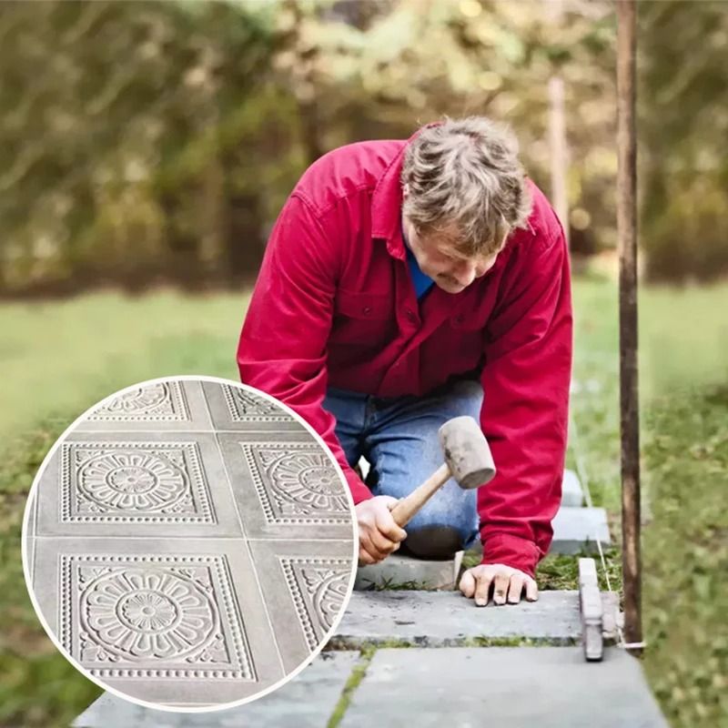 Artistic Petal Shaped Cement Mold for Garden Decoration