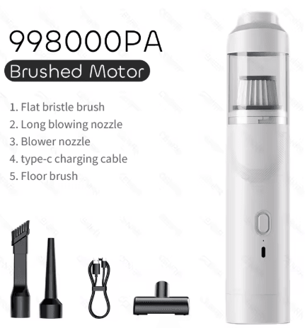CENRR 2025 New Car Vacuum Cleaner 9998000PA Powerful Wireless Cleaner with Air Blower