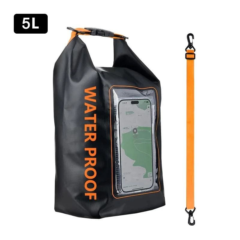 Touch Screen Transparent Dry Bag Backpack 2L and 5L