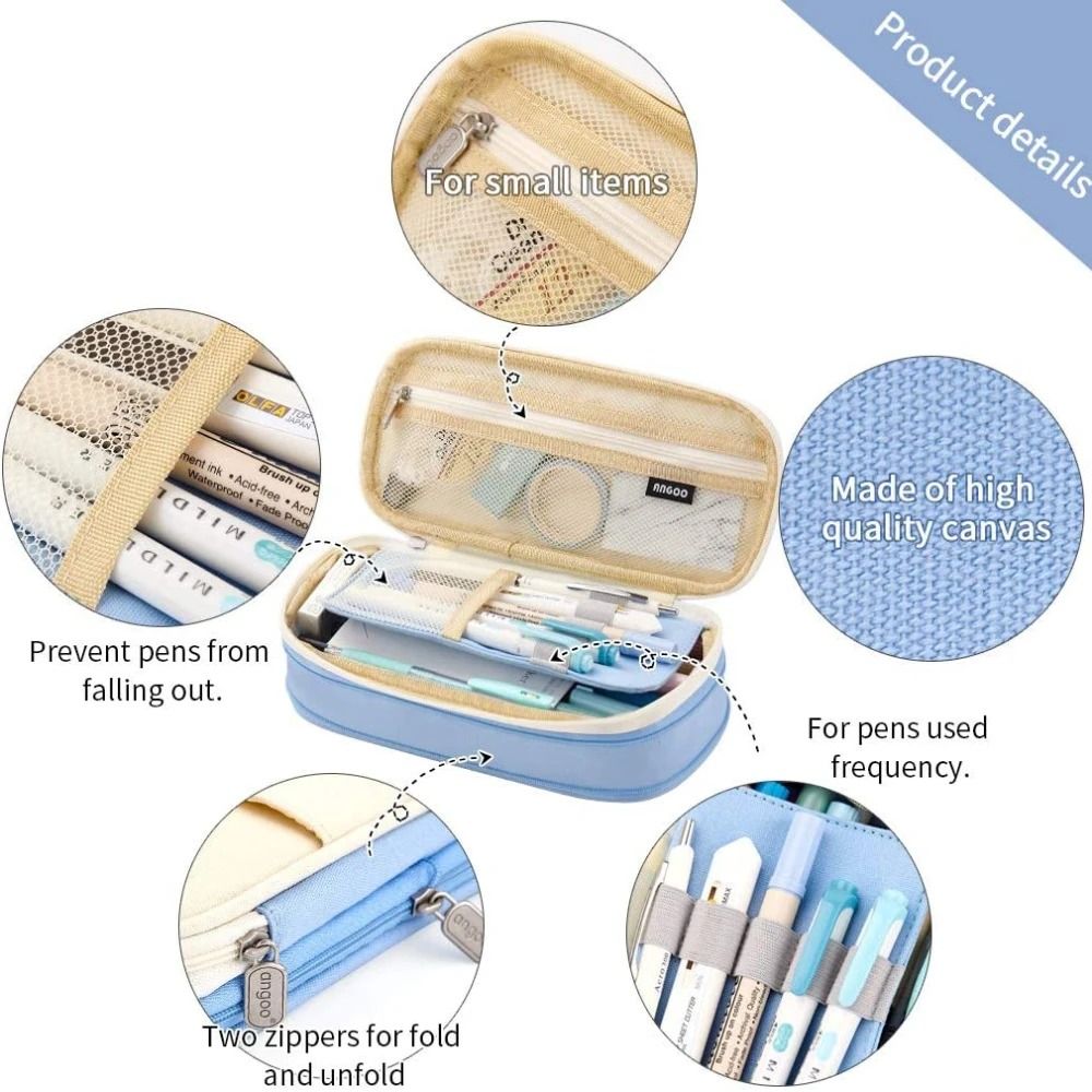 Cute Large Capacity Pencil Case Organizer