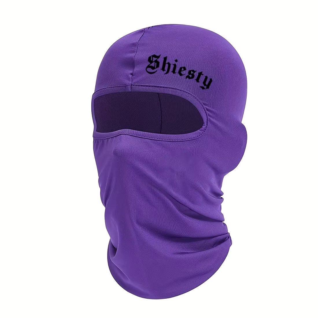 Smiling Face Print Unisex Balaclava Neck Cover Mask