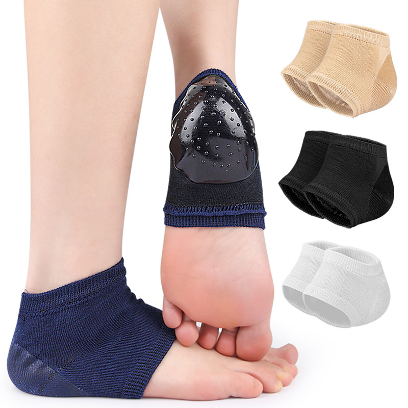 Socks Feet Pads for Heels, Heel Gel Protective Insoles, Shock-absorbing Cushion for Foot Care