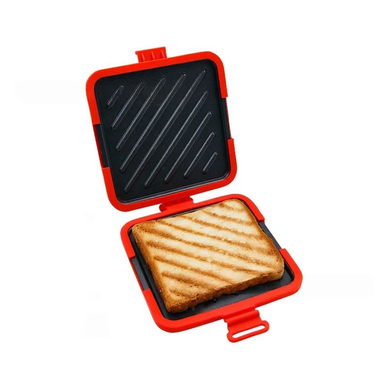 Microwave Silicone Sandwich Maker | Premium Food Grade Crispy Toast System & Quick Even Cooking Infrastructure