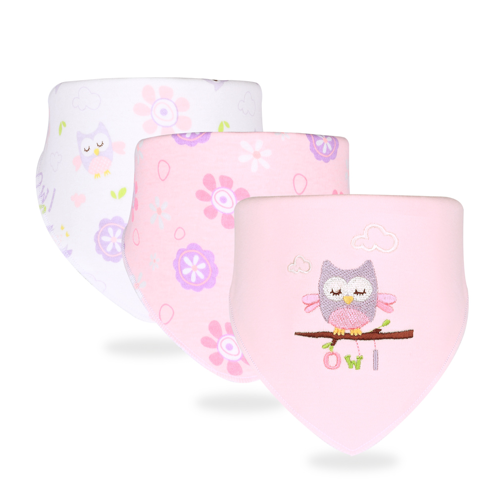 Triangle Cotton Baby Bibs, Cartoon Print, Feeding Apron, Saliva Towel, Baby Boys Girls, Cotton Bandana Bibs, Baby Stuff