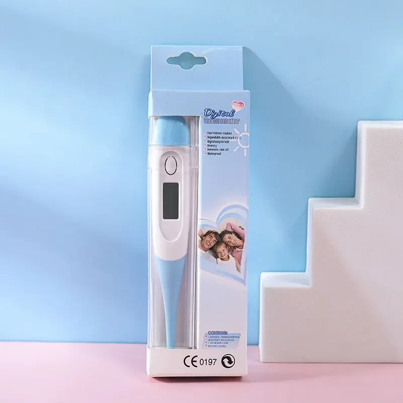 Electronic Digital Thermometer with Soft Head for Baby, Adult, Oral and Armpit Temperature Measurement