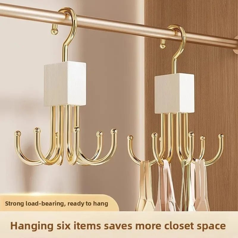 360° Rotating 6-Claw Organizational Accessory Hub