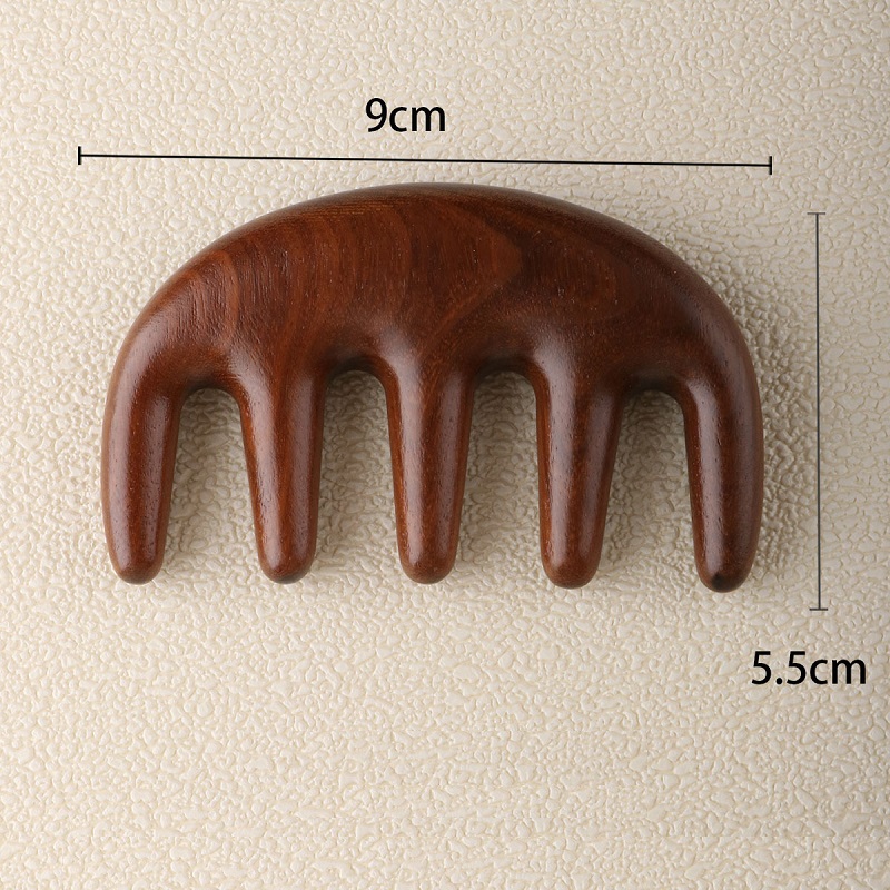 Wooden Massage Comb, Wood Massager, Scalp Head Oil Massager, Scalp Hair Comb