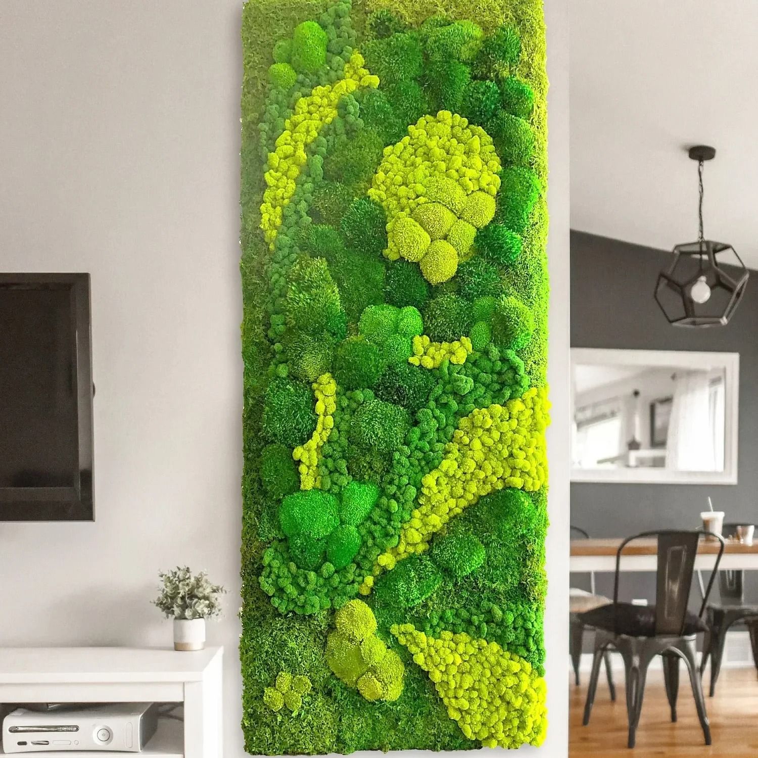 Natural Green Simulation Eternal Moss