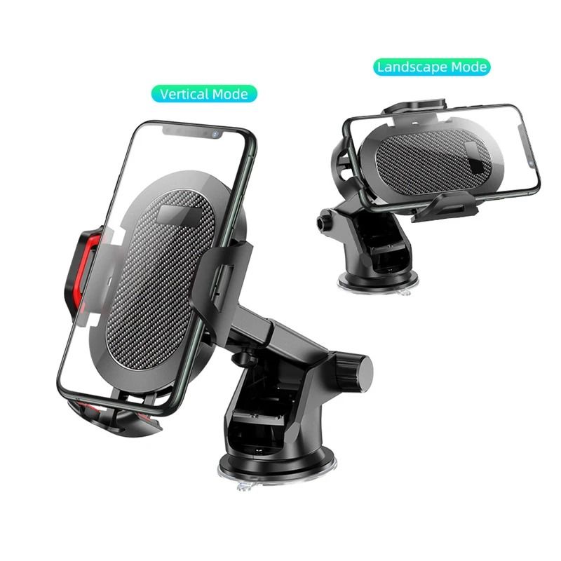 Heavy-Duty Sucker Car Mount – Universal Anti-Shake Dashboard & Windshield Holder