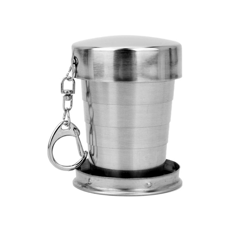Stainless Steel Portable Telescopic Folding Cup