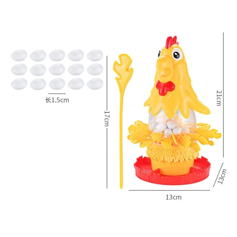 Funny Hen Egg Laying Board Game Interactive Family Party Tabletop Toy