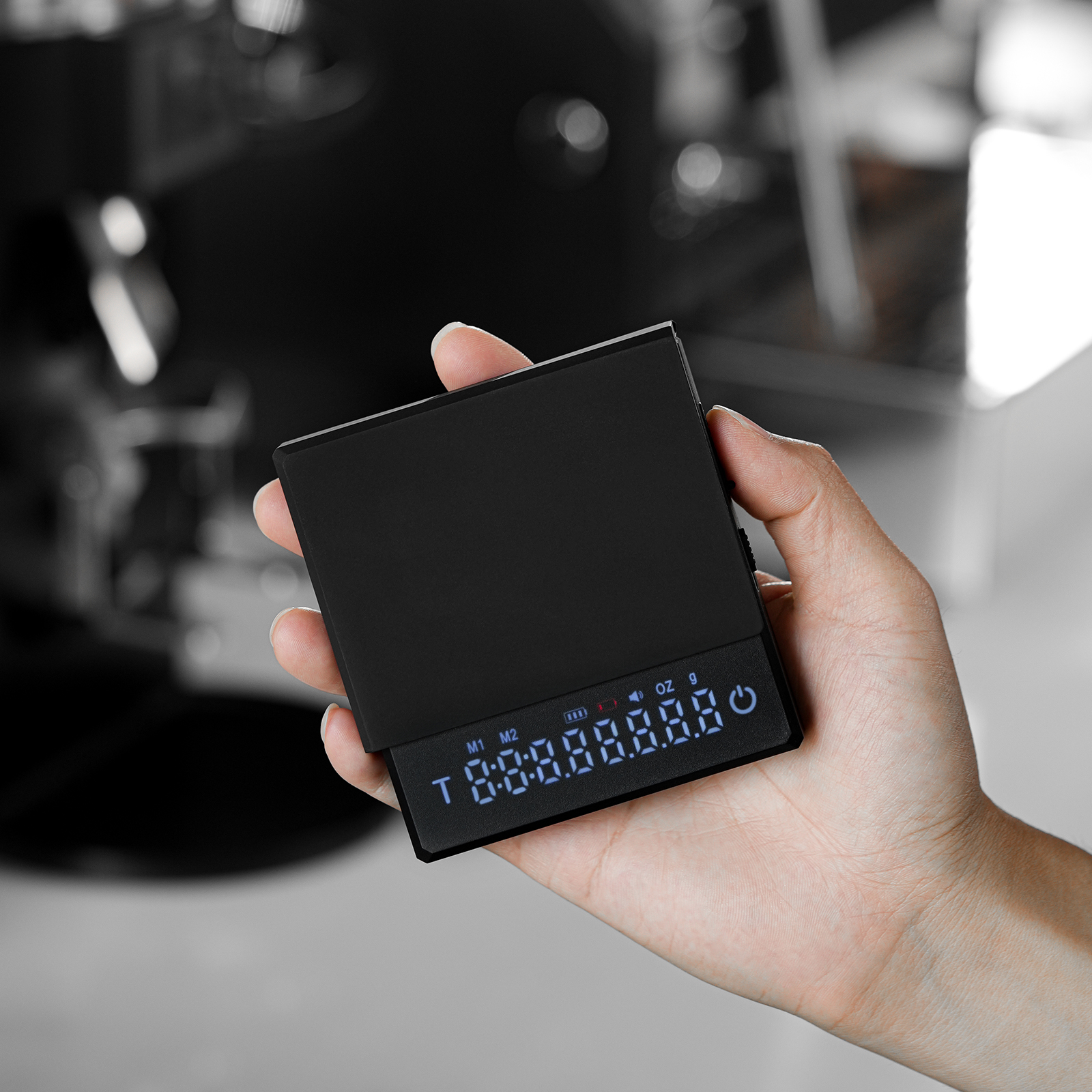Fuego Digital Coffee Scale, 3 Mode Drip & Espresso, USB Rechargeable
