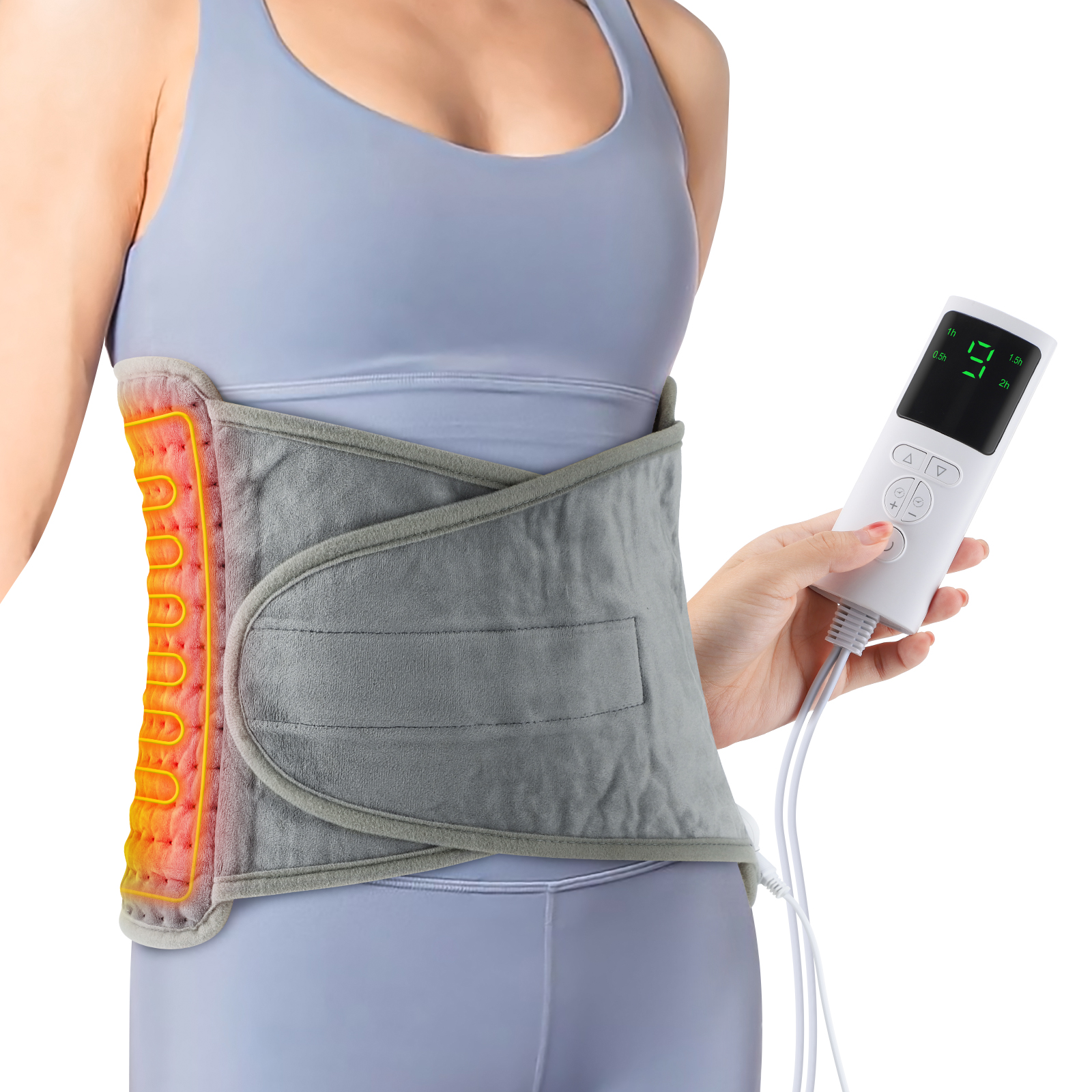 Winter Warmer Multifunction Electric Heating Pad, Washable Thermal Blankets for Abdomen and Back, Heated Mat for Bed