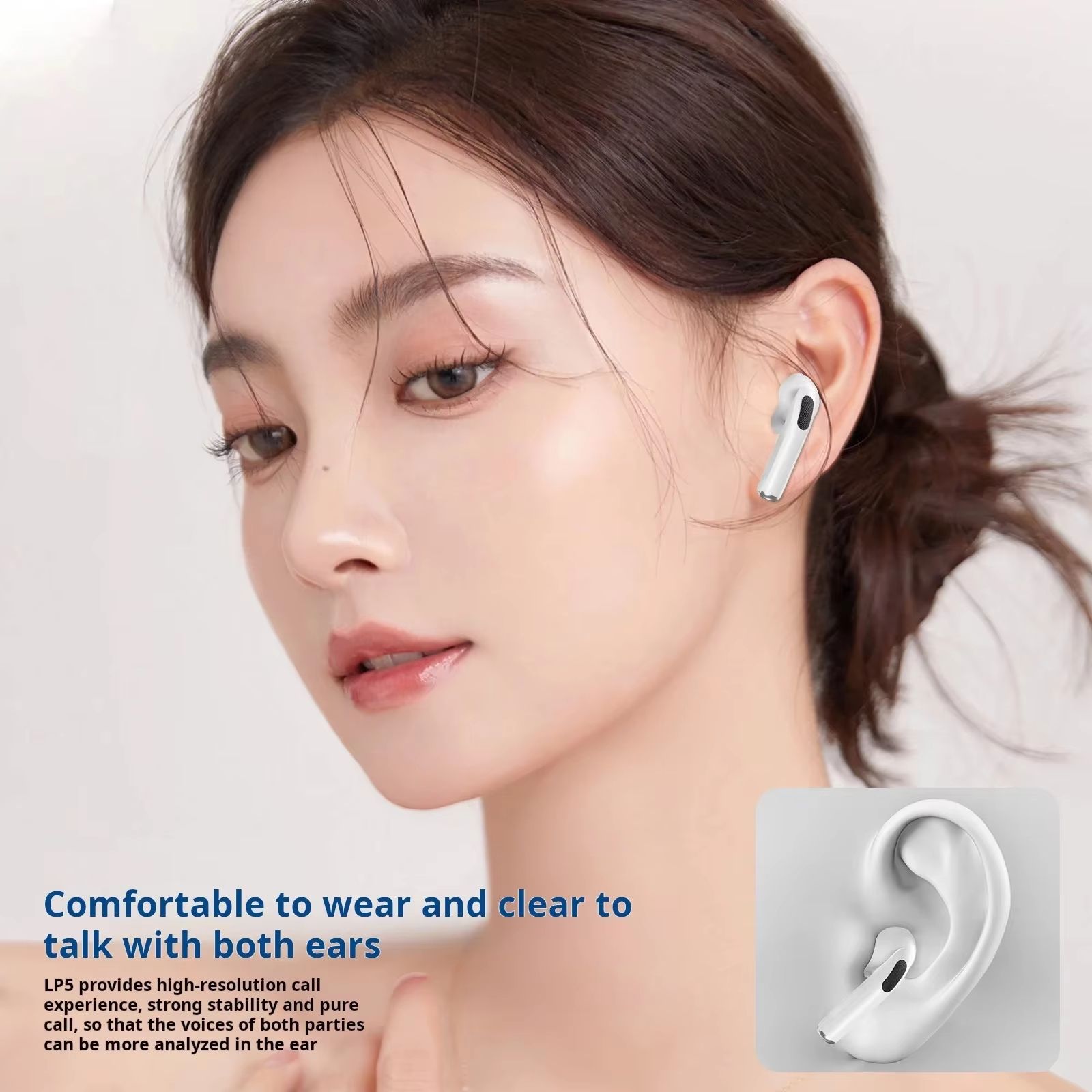 Air Pro 2025 True Wireless Earbuds – HiFi Sound Low-Latency Noise Reduction (iPhone & Android)
