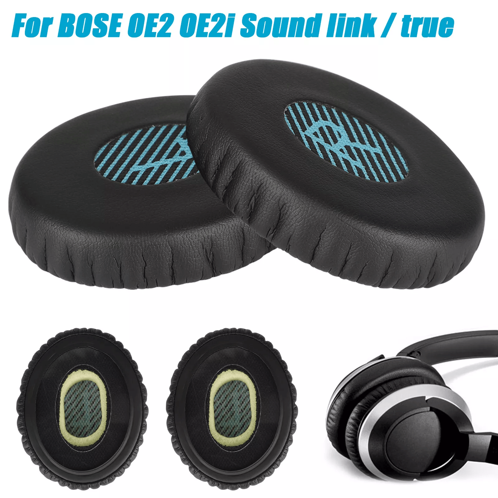 Premium Ear Pads Foam for BOSE, Soundlink On-Ear Headphones, Replacement Soft Cushions for Superior Comfort