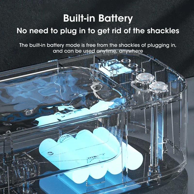 Mini Ultrasonic Cleaning Machine Adjustable High-frequency Vibration for Glasses Jewelry Pacifier Timed Cleaning Tool
