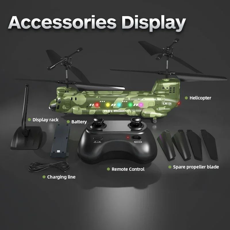 RC Helicopter with Camera and LED Lights
