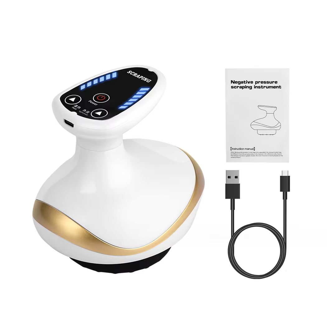 EMS Body Slimming Massager – Infrared Heating Suction Cupping with LCD Display & Gua Sha Therapy