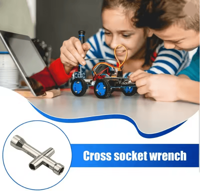 Precision Cross Socket Wrench Portable Maintenance Tool