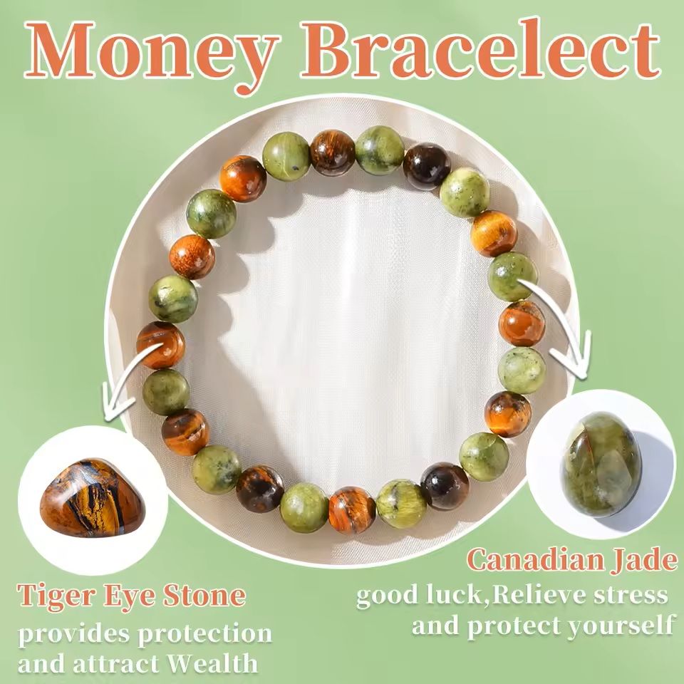 Prosperity and Abundance Healing Bracelet for Success and Relaxation