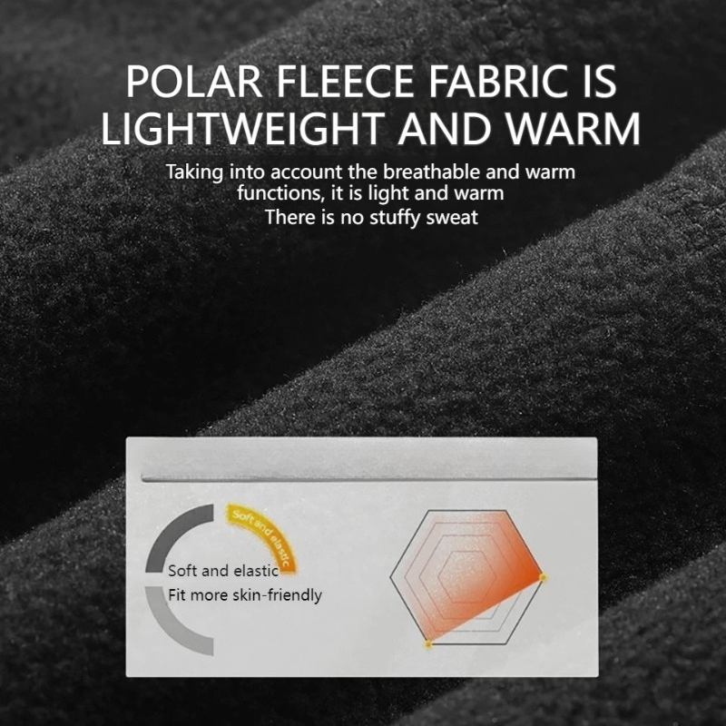 Cycling Bandana Winter Neck Warmer, Windproof Gaiter Scarf, Skiing Camping, Running Hiking Half Face Mask