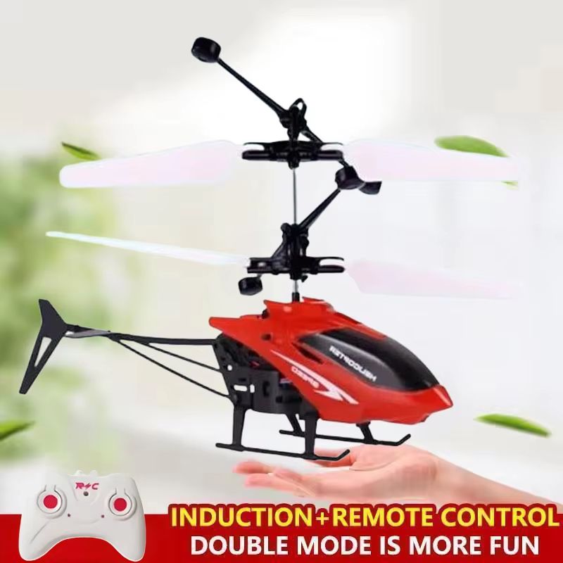 Mini Gesture Control Helicopter for Kids - Remote Flying Toy with Lights