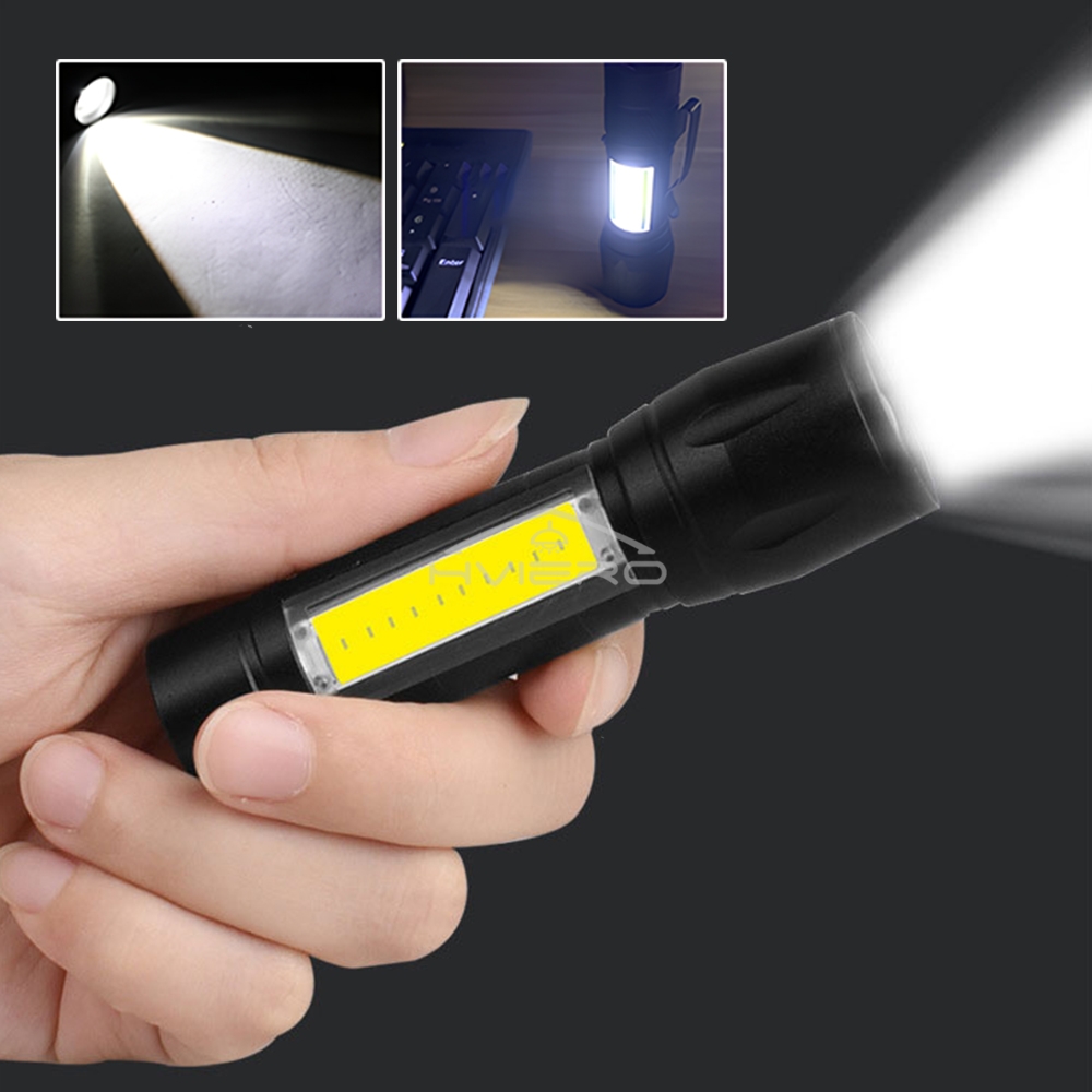 Ultra Bright Waterproof Mini LED Flashlight with Adjustable Focus Perfect for Camping & Hiking