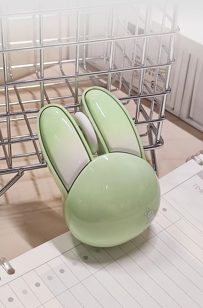 Cute Rabbit Silent Wireless Mini Mouse