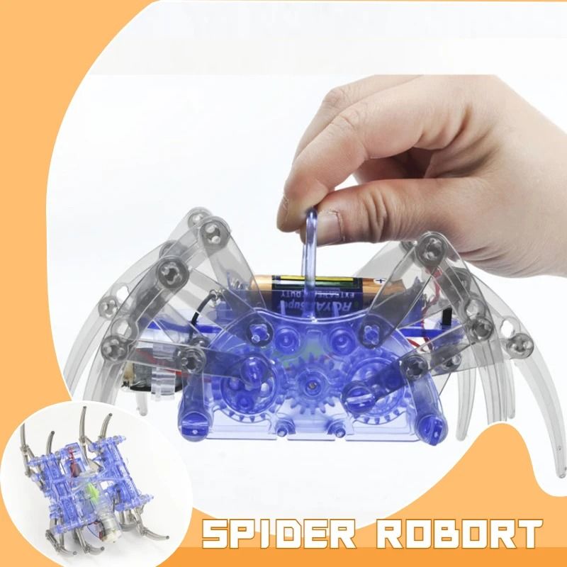 Kids Electric Robot Spider DIY STEM Assembly Toy