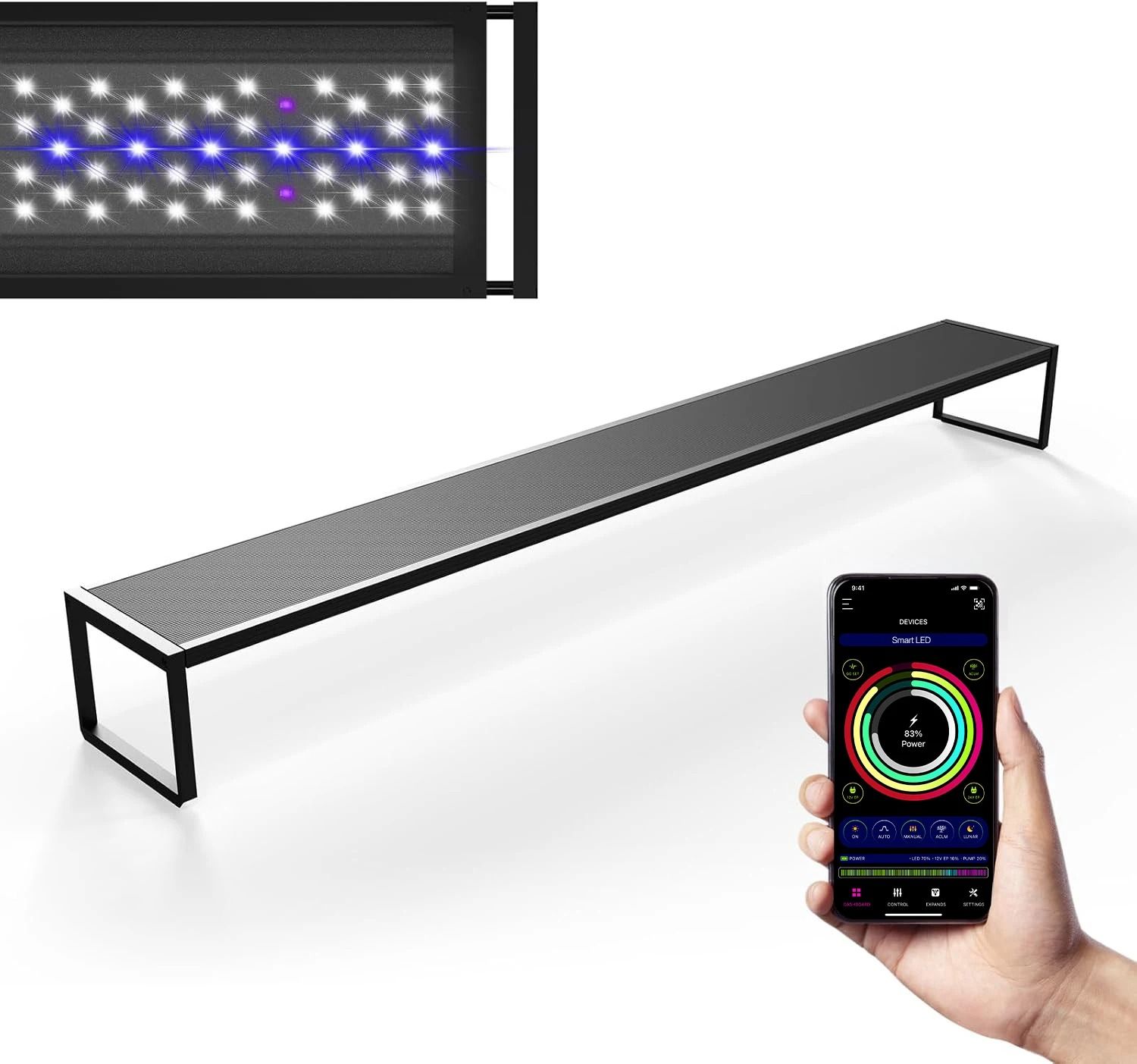 Extreme II Smart App-Controlled LED Aquarium Light