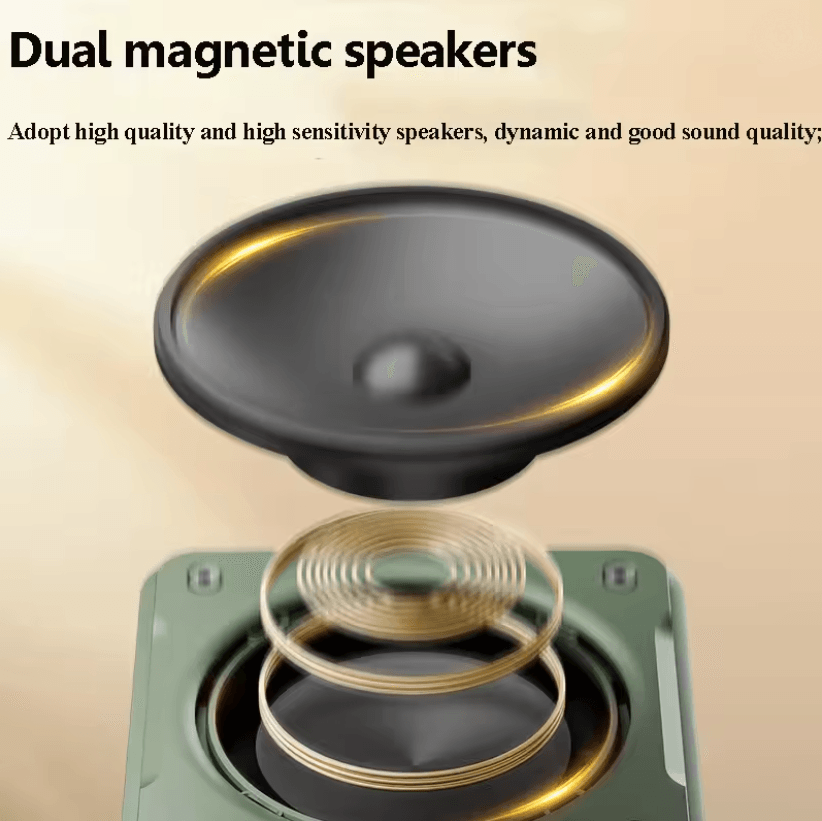 Mini Digital FM Radio Bluetooth Speaker with USB TF Card Display