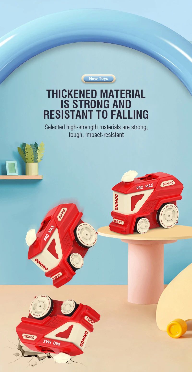 Automatic Domino Train Building Toy