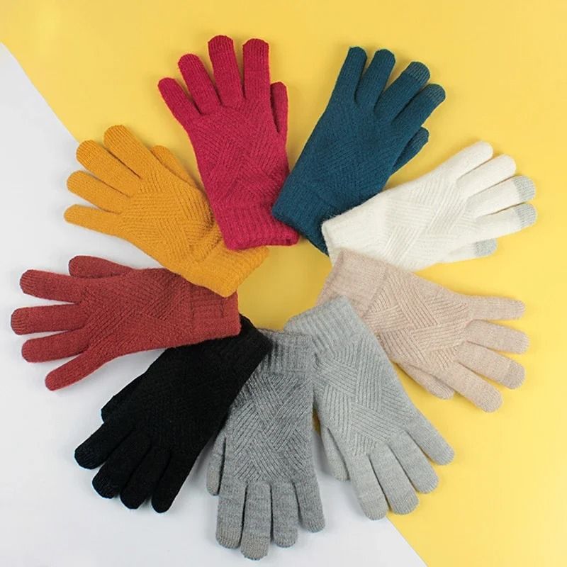 Warm Thermal Touchscreen Gloves Windproof Fleece Lined Winter Cycling Gloves