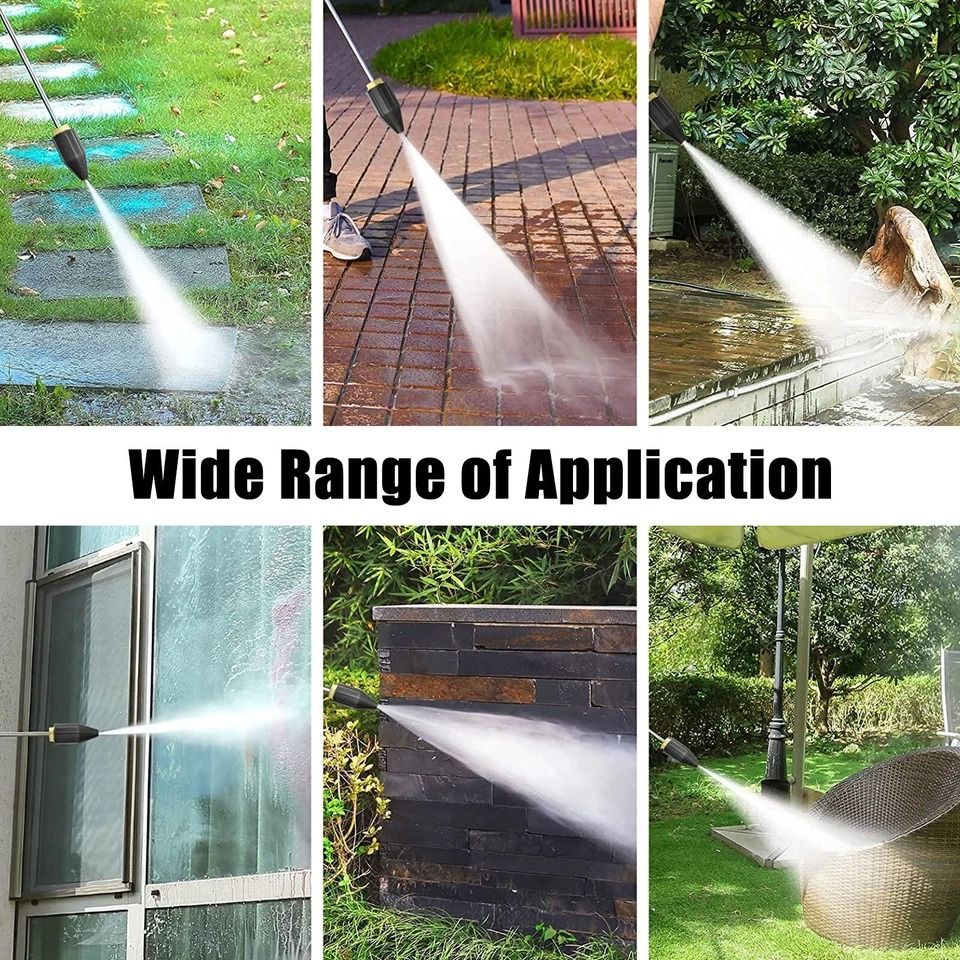 High Pressure Washer Turbo Nozzle GPM PSI Spray Tip Quick Connect