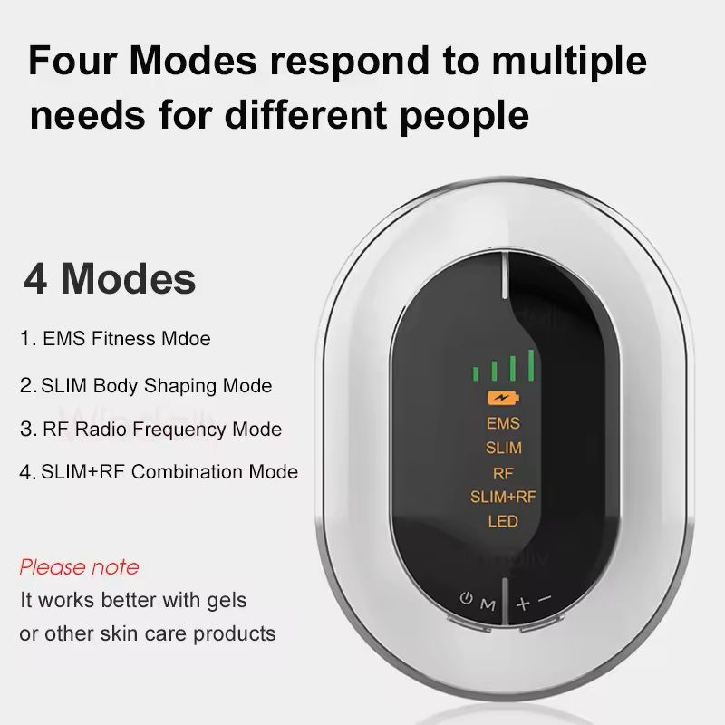 EMS RF Body Slimming Machine with LED Light Therapy and Cellulite Massage