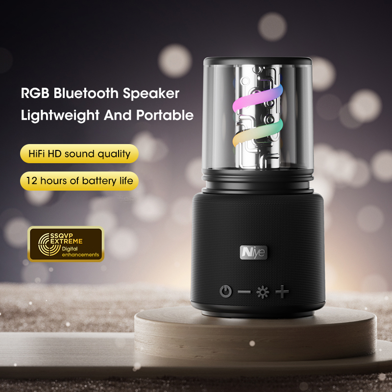 Portable Bluetooth Wireless Speaker, Waterproof Outdoor Sports Bass Party Speaker