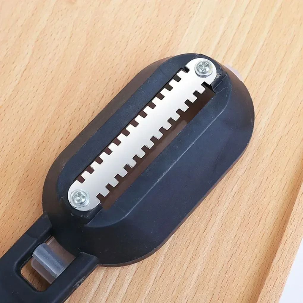 Stainless Steel Fish Scale Scraper & Gutting Tool – Easy Seafood Cleaner