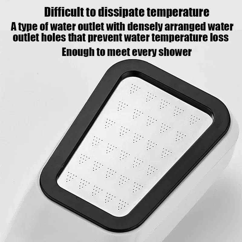 300-Hole High Pressure Handheld Shower Head