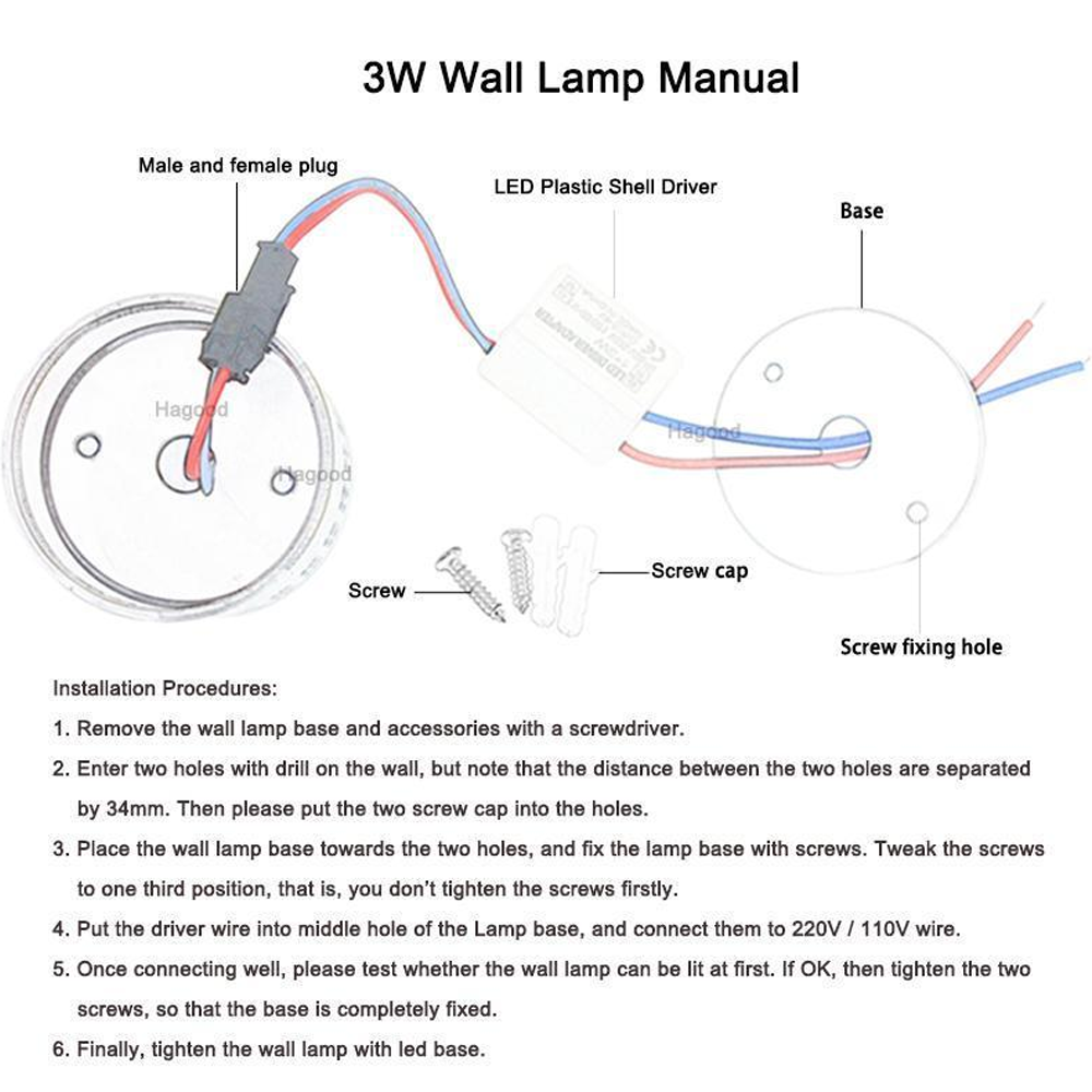 Spiral Lighting Effect LED Wall Lamp