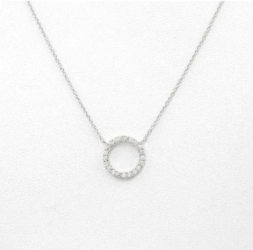 Delicate Small Circle Crystal Studs